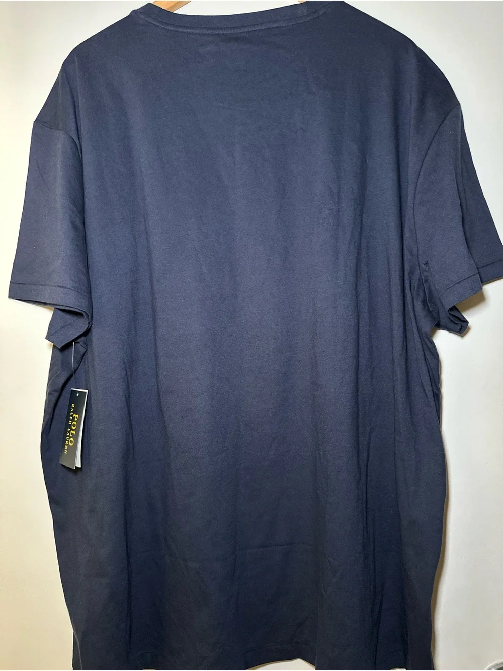 Polo by Ralph Lauren Navy Short Sleeve Crew Tee with Red Pony